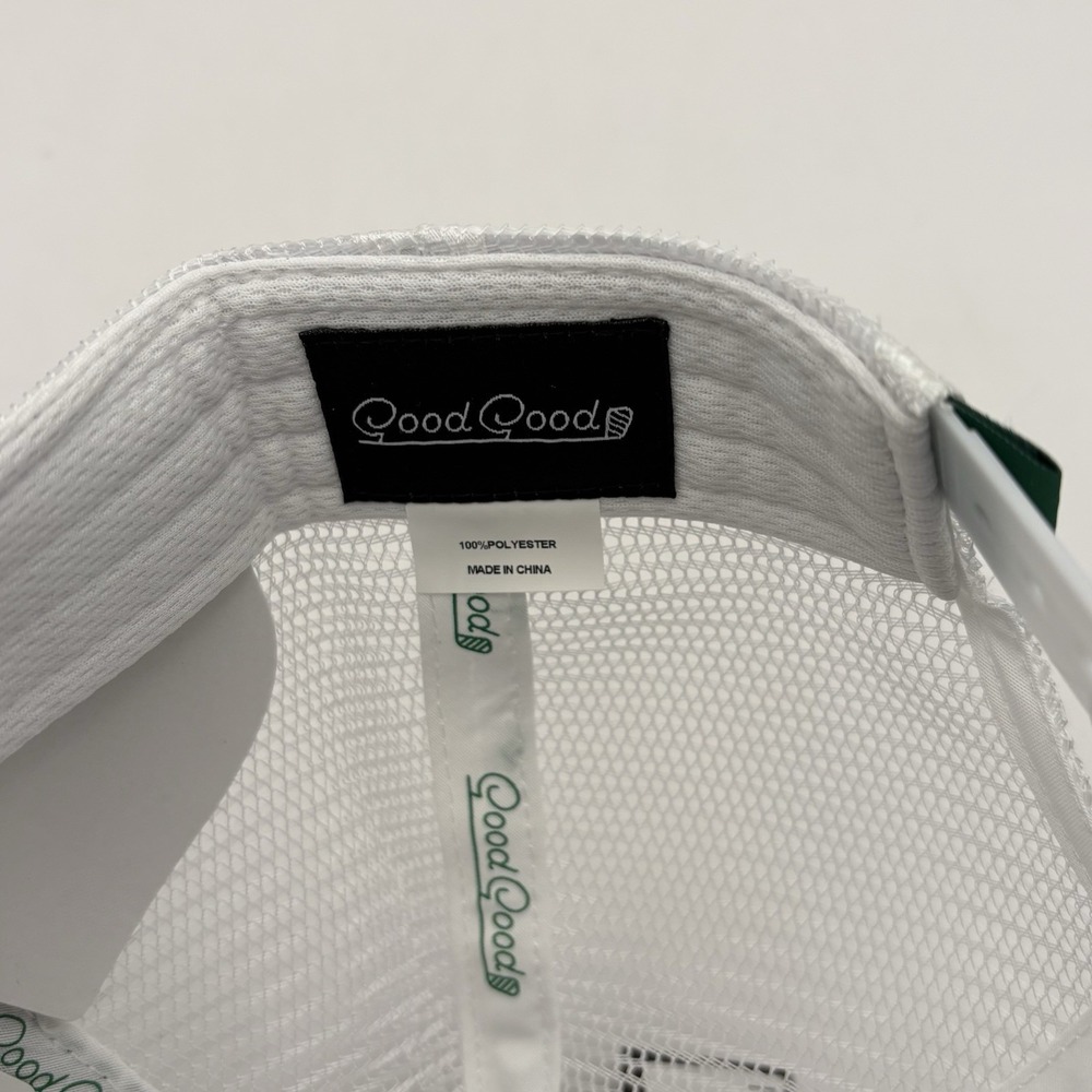Good Good Golf "Drain It" Trucker Cap NWT Hat Adjustable Green Mesh Breathable - Picture 5 of 7